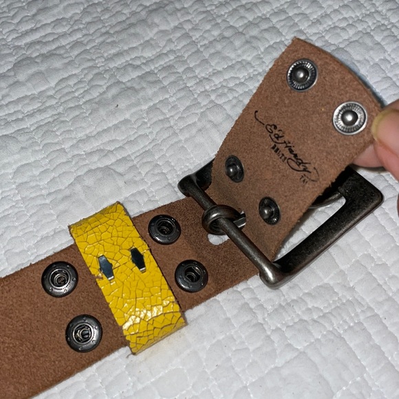 ED HARDY Embroidered Belt - Picture 9 of 10